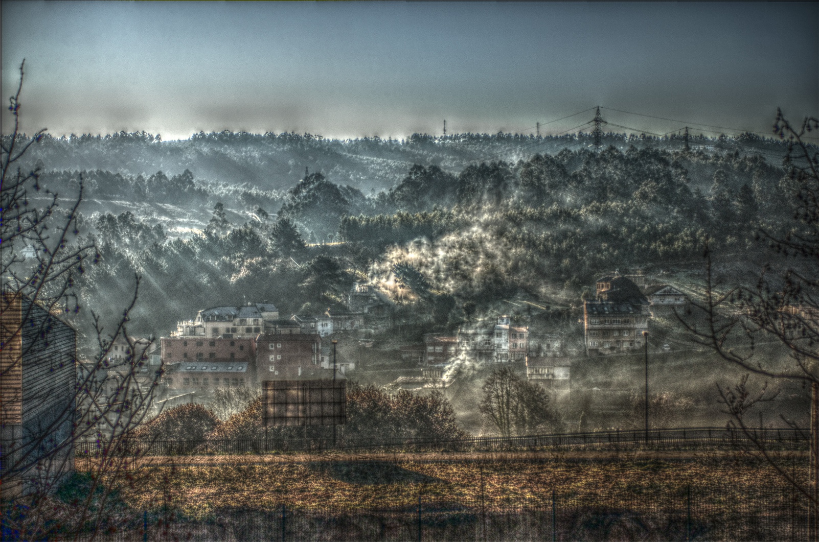 Mesoiro nublado en HDR extremo